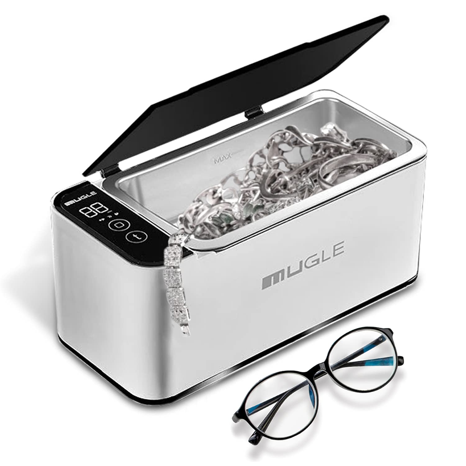Portable Ultrasonic Cleaner, 4 Gear Adjustable Ultrasonic Cleaning